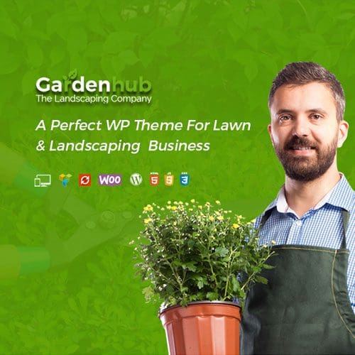 Garden HUB Lawn Landscaping WordPress Theme 1