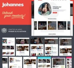 Johannes Personal Blog Theme for Authors and Publishers