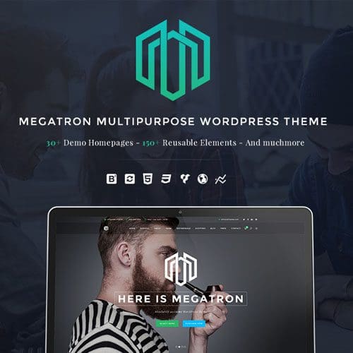 Megatron Responsive MultiPurpose WordPress Theme