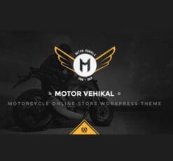 Motor Vehikal Motorcycle Online Store WordPress Theme