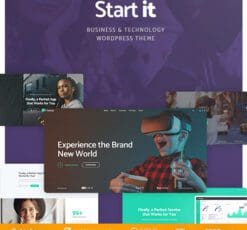 Start It Technology Startup WordPress Theme 1