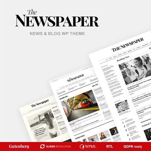 The Newspaper Magazine Editorial WordPress Theme