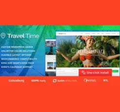 Travel Time Tour and Hotel WordPress Theme