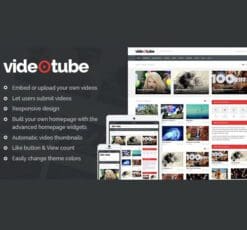 VideoTube Responsive Video WordPress Theme