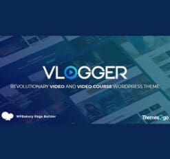 Vlogger Professional Video Tutorials WordPress Theme