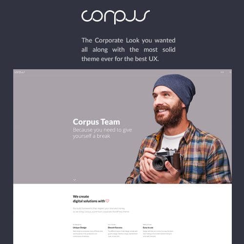 Corpus Responsive Corporate WordPress Theme