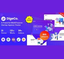 Digeco Startup Agency WordPress Theme
