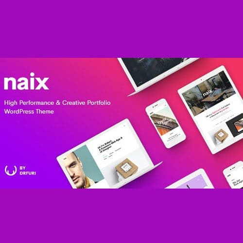 Naix Creative High Performance Portfolio WordPress Theme
