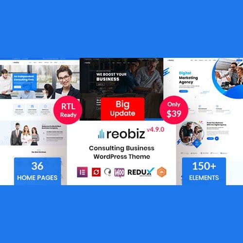 Reobiz Consulting Business WordPress Theme