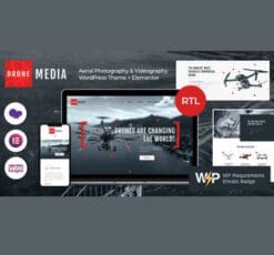 Drone Media Aerial Photography Videography WordPress Theme Elementor