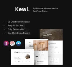Kewi Architecture Interior Agency WordPress Theme