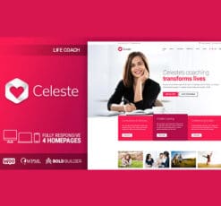 Celeste Life Coach Therapist WordPress Theme