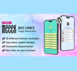 Meeek Bio Links Builder Theme