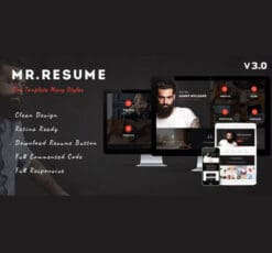 Morgan Resume vCard Personal Profile and Portfolio WP Theme