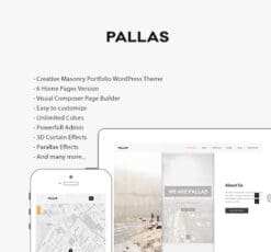 Pallas Creative Multi Purpose WordPress Theme