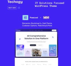 Techogy IT Solutions Services WordPress Theme
