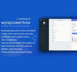 WPSPowerbox Addon for WPShapere WordPress Admin Theme