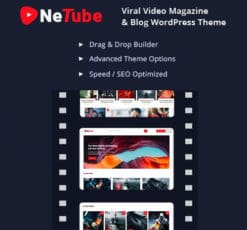 Netube Viral Video Blog Magazine WordPress Theme