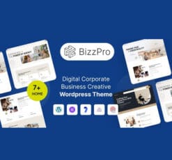 Bizzpro Digital Corporate Business Creative WordPress Theme Multipurpose