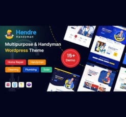 Hendre Repaire Plumbing Handyman Services WordPress Theme
