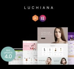 Luchiana Cosmetics Beauty Shop Theme