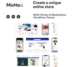 Motta Multi Vendor and Marketplace WordPress Theme