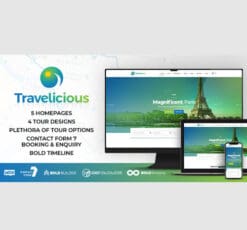 Travelicious Tour Operator WordPress Theme