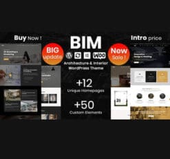 BIM Architecture Interior Design Elementor WordPress Theme