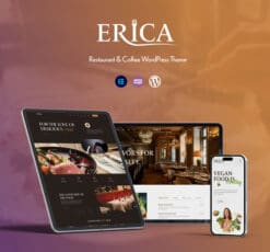 Erica Restaurant Coffee WordPress Theme