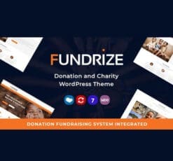 Fundrize Responsive Donation Charity WordPress Theme