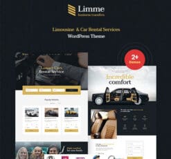 Limme Limousine Transfers Car Dealer WordPress Theme RTL