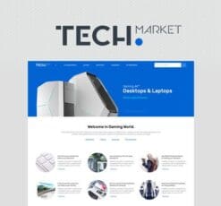 Techmarket Multi demo Electronics Store WooCommerce Theme