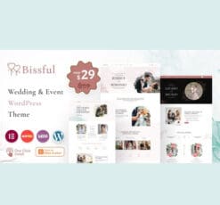 Bissful Wedding Event WordPress Theme