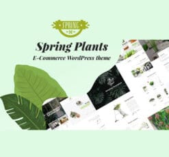 Spring Plants Gardening Houseplants WordPress Theme