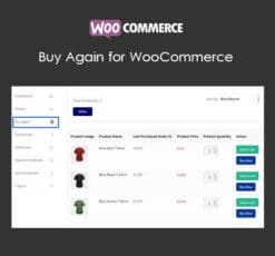 Buy Again for WooCommerce