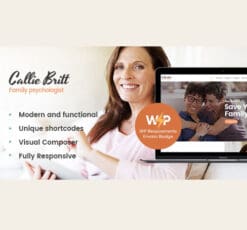 Callie Britt | Family Counselling Psychology WordPress Theme