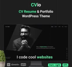 Cvio – Personal Portfolio WordPress Theme