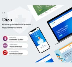 Diza – Pharmacy Store Elementor WooCommerce Theme