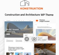 Konstruktion – Construction Architecture WordPress Theme