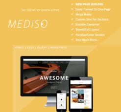 Mediso – Corporate / One-Page / Blogging WordPress