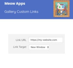 Meow Apps Gallery Custom Links Pro