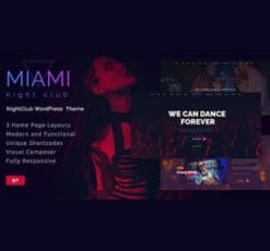 Miami | Night Club WordPress Theme