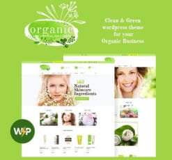 Organic Beauty – Cosmetics Store WordPress Theme