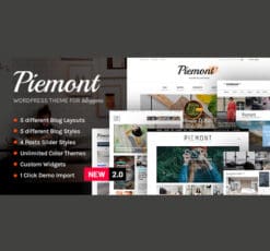 Piemont – Premium Travel & Lifestyle Responsive WordPress Blog Theme