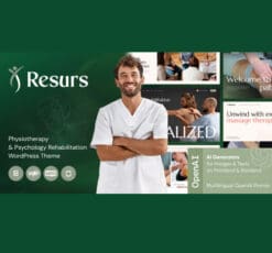 Resurs – Physiotherapy & Psychology Rehabilitation WordPress Theme