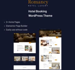 Romancy – Hotel Booking WordPress Theme