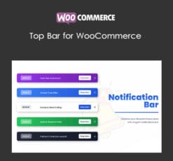 Top Bar for WooCommerce
