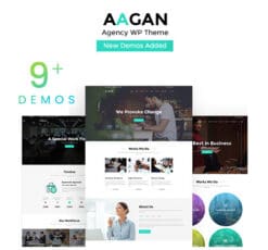 Aagan – Agency Startup WordPress Theme