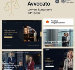Avvocato – Law Firm WordPress Theme