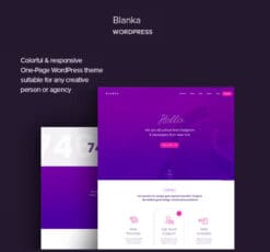 Blanka – One Page WordPress Theme
